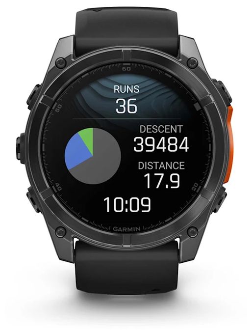 Digital 51 mm  Smartwatch Rund  Fenix 8 (Grau) 