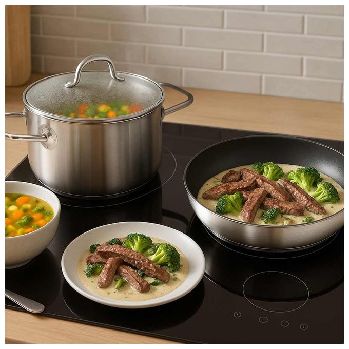 8 Person(en) 1200 W 42568 Fondue Multicook 4-in-1 & Kochplatte 