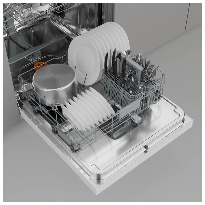 60 cm Geschirrspüler unterbaufähig leise 14 Maßgedecke aquaStop Funktion Auto Open (Weiß) GU642C90W 