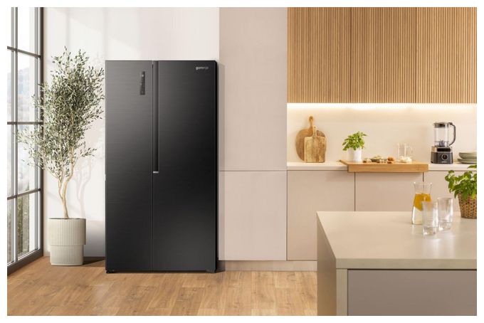 Side-by-Side Kühl-/ Gefrierkombination 347 l / 197 l 317 kWh NoFrost 1786 mm x 911 mm  NRS917E41BX (Schwarz) 