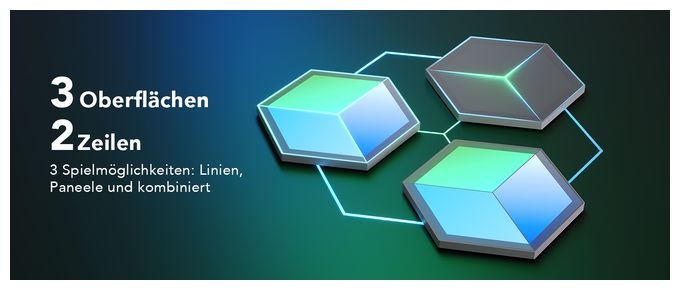 LED Intelligente Wandleuchte Multi AC H606A Glide Hexa Ultra Lichtpaneele 7-pack 