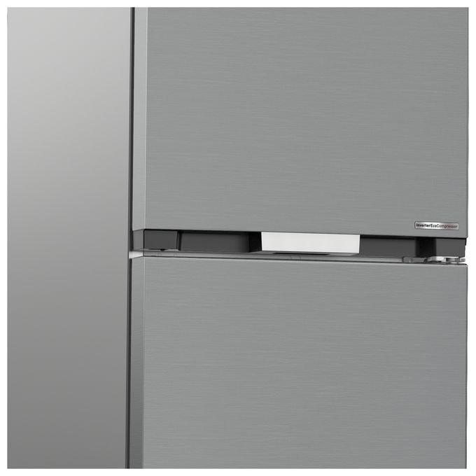 210 l / 106 l Kühl-Gefrierkombi freistehend NoFrost 165 kWh Jahr  GKPN66840LXPW (Edelstahl) 