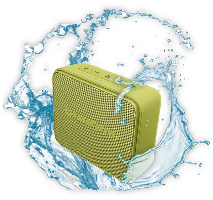3,5 W Bluetooth Lautsprecher IPX7 Laufzeit bis 30 h  Jam+ (Limette) 