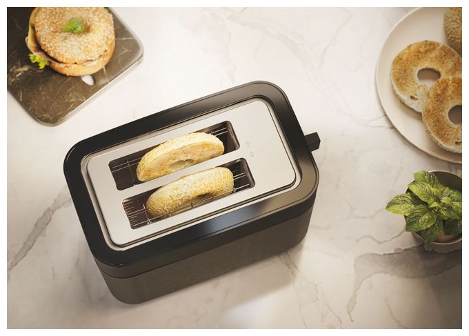 Toaster 1150 W 4 Scheibe(n) 7 Stufen  HTO5A3011 (Schwarz) 