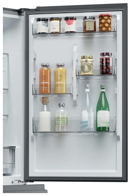 235 l / 125 l Kühl-Gefrierkombi freistehend NoFrost 173 kWh Jahr  HTR3618CNMG (Silber) 