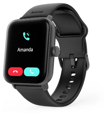 Digital Smartwatch Quadratisch IP68  178619 6010 (Schwarz) 