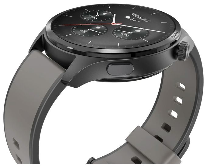 Digital 52 mm Smartwatch Rund IP68  178627 9000 (Anthrazit) 