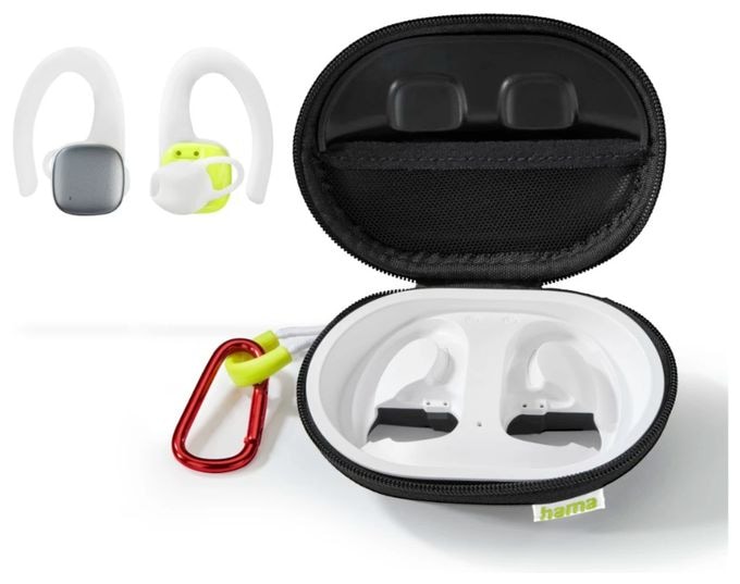 In-Ear Bluetooth Kopfhörer Kabellos TWS 7 h Laufzeit IPX5  184115 Spirit Athletics (Weiß, Gelb) 