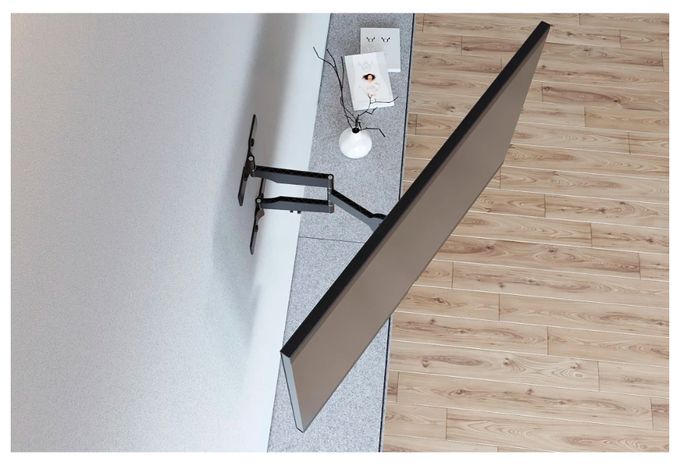 Wand Halterung 180° bis 121,9 cm (48") 25 kg -12 - 3° neigbar 220848 