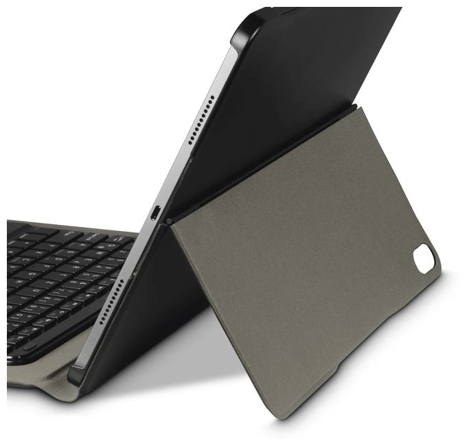 Folio aus Kunststoff für Apple iPad Air 13 bis 33 cm (13") Schmutzabweisend, Staubresistent, Kratzresistent mit Magnetverschluss (Schwarz) 231013 Premium 
