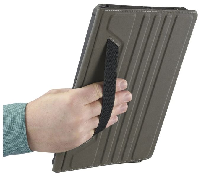 Folio aus Kunststoff für Apple iPad 11" (2026/2025)/iPad 10,9" (2022) bis 27,9 cm (11") Schlagfest, Kratzresistent mit Magnetverschluss (Anthrazit) 231045 Rotation 