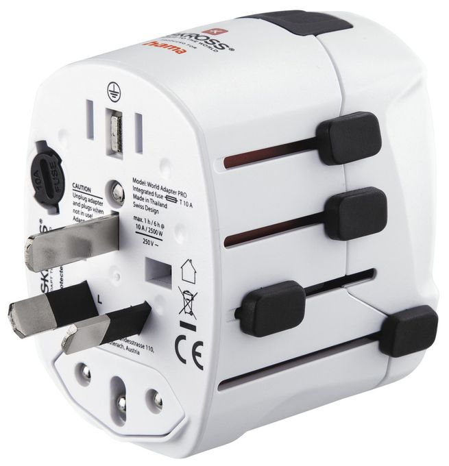 World Travel Pro Reiseadapter für bis zu 150 Länder 
