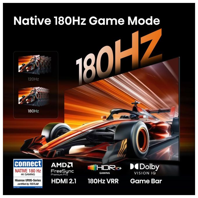 LED 2,16 m (85 Zoll) Fernseher 4K Ultra HD VESA 600 x 400 mm 85UR9DS 