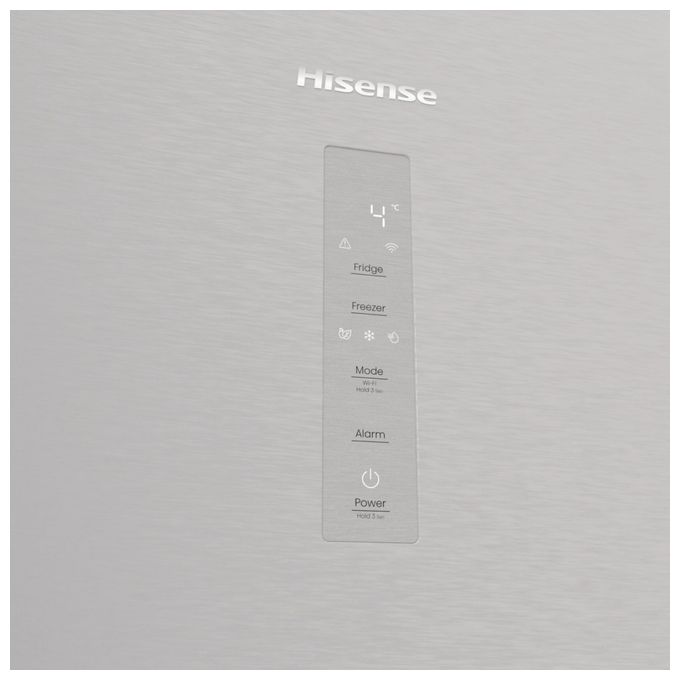 253 l / 130 l Kühl-Gefrierkombi freistehend NoFrost 181,59 kWh Jahr (Grau, Edelstahl, Dunkles Grau) RB5P410SACC 