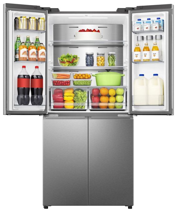 Side-by-Side Kühl-/ Gefrierkombination 304 l / 87 l 235 kWh NoFrost 1785 mm x 794 mm  RQ5P470SAID (Grau, Edelstahl) 