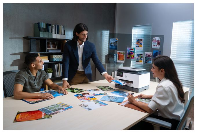 OfficeJet Pro 9132 Wireless All-in-One Farbe Drucker, Two-sided printing; Copier, Scanner 