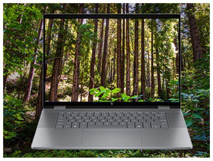 2K Ultra HD Notebook 40,6 cm (16 Zoll) 2880 x 1800 Pixel 1 TB SSD Windows 11 Home AMD Ryzen 7 max. 5 GHz  OmniBook X Flip 16-ar0677ng (Silber) 