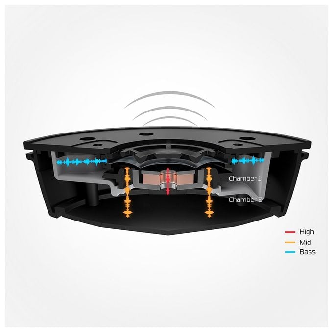 Over Ear Bluetooth Kopfhörer kabellos 20 h Laufzeit  Cloud Mix Gaming (Schwarz, Grau) 