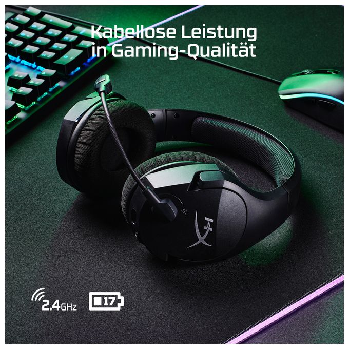 Over Ear Kopfhörer kabellos  Cloud Stinger Core (Schwarz) 