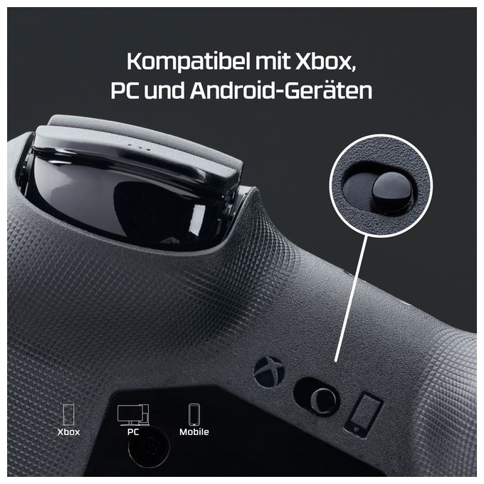 Joystick für Xbox, Xbox One  Clutch Tanto Mini (Schwarz) 