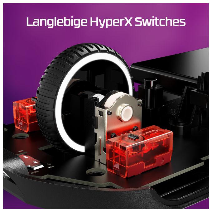 26000 DPI Gaming Maus  HyperX Pulsefire Haste 2 Wireless (Weiß) 