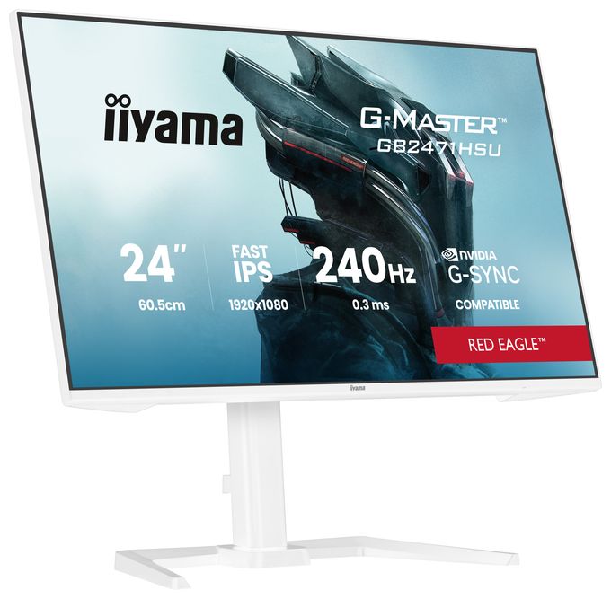 Full HD Monitor 60,5 cm (23.8 Zoll) 16:9 0,3 ms 350 cd/m²  G-Master GB2471HSU-W1 (Weiß) 