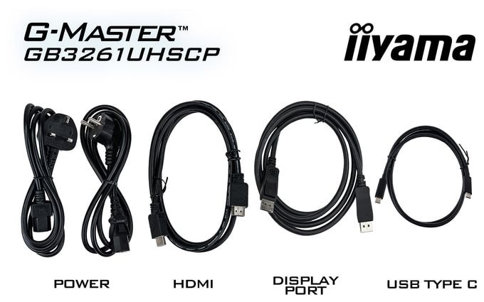 4K Ultra HD Monitor 80 cm (31.5 Zoll) 16:9 400 cd/m²  G-Master GB3261UHSCP-B1 (Schwarz) 