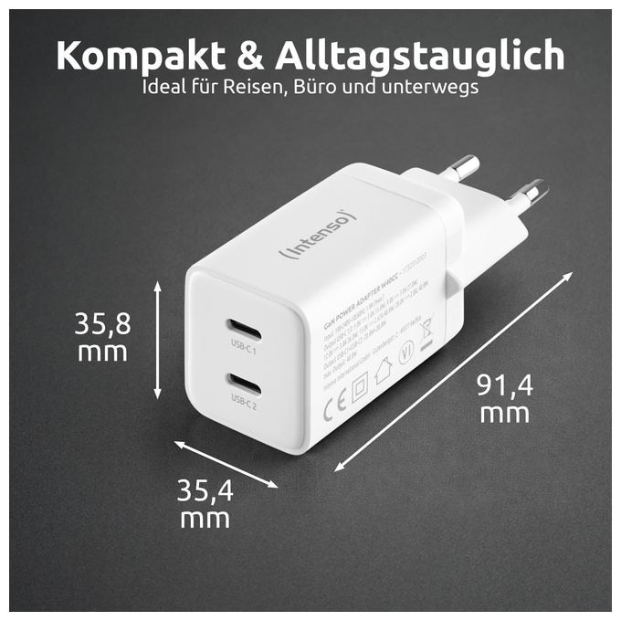 POWER ADAPTER 2XUSB-C GAN/7804012 