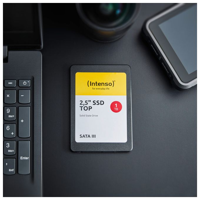 256 GB SSD Serial ATA III 2.5"  Top (Schwarz) 