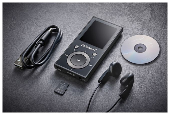 MP4-Player 64 GB  Video Scooter BT (Schwarz) 