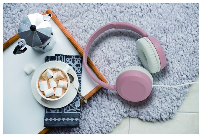 Ohraufliegender Kopfhörer Kabelgebunden  HA-S31M-P (Pink) 