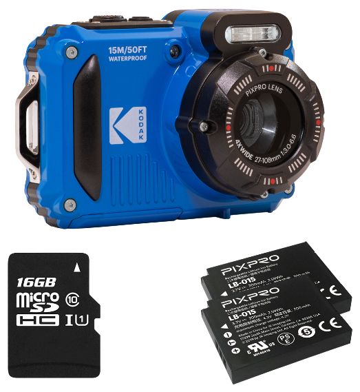 Kompaktkamera 4x Opt. Zoom  Pixpro WPZ2 (Blau) 
