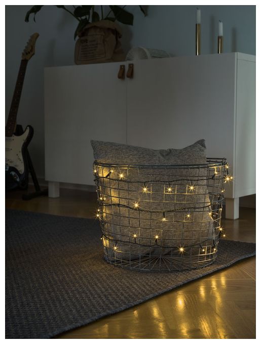 363 mm Ultra-Warmweiß(2200K) Warmweiß AC 6350-820 Bastel Deko Lichterkette LED 