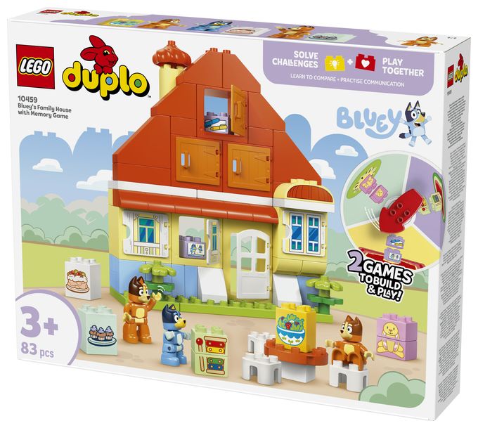 Blueys Familienhaus mit Memory-Spiel 
