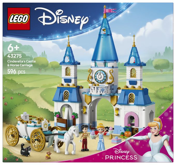 Cinderellas Schloss und Pferdekutsche 