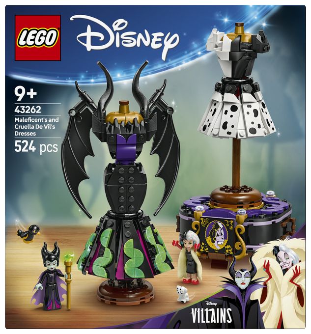 Die Kleider von Malefiz und Cruella De Vil 