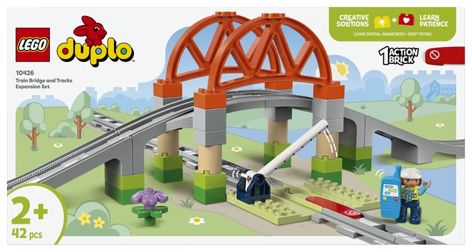 Eisenbahnbrücke und Schienen – Erweiterungsset 