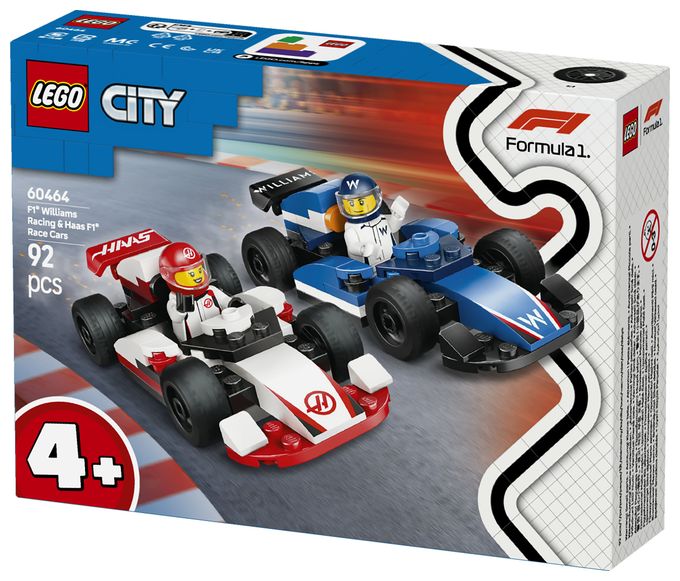 F1® Williams Racing und Haas F1® Rennautos 