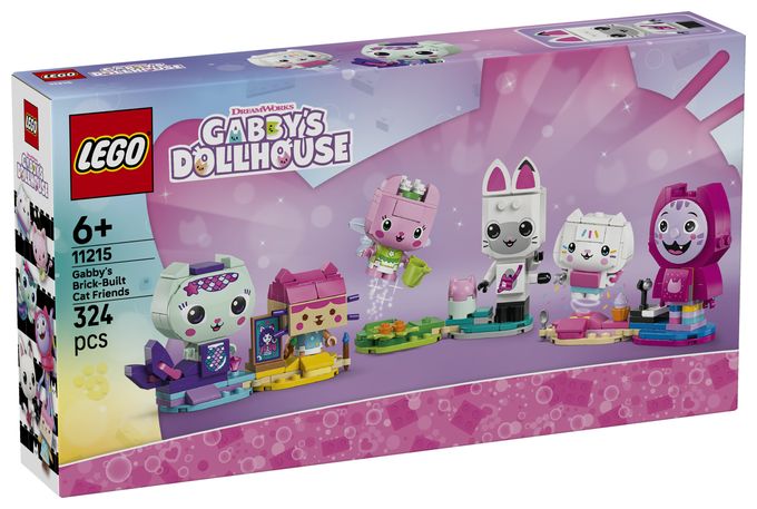 Gabbys Katzenfreunde aus LEGO Steinen 