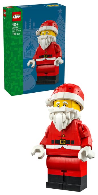 Große Weihnachtsmann-Minifigur 
