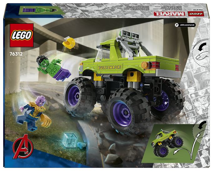 Hulk-Truck vs. Thanos 