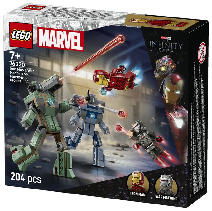 Iron Man & War Machine vs. Hammer-Drohnen 