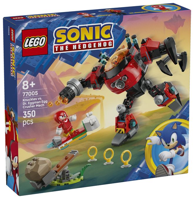 Knuckles vs. Dr. Eggmans Egg Crusher Mech 