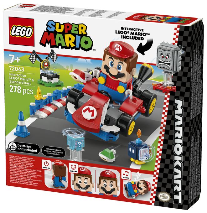 Mario KartTM – Interaktiver LEGO® MarioTM & Standard-Kart 