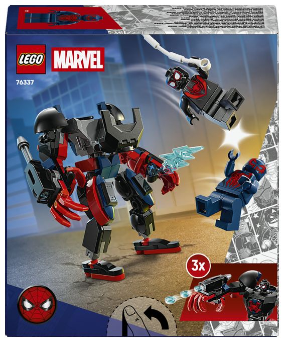Miles Morales Mech vs. Spider-Man 2099 