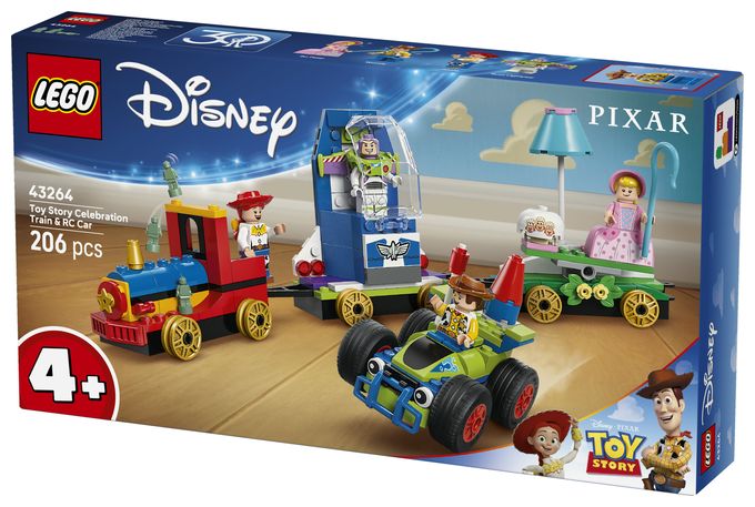 Partyzug und das Auto RC aus Toy Story 