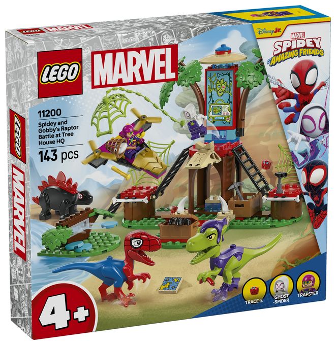 Showdown am Baumhaus: Spidey-Rex vs. Gobby-Raptor 
