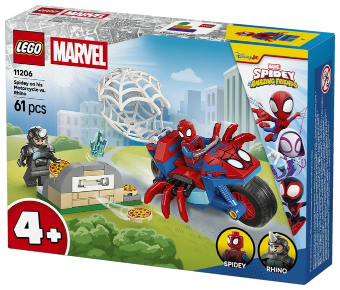 Spidey auf Motorrad vs. Rhino 