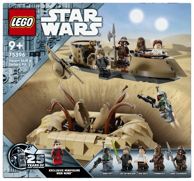 558 Teile  Star Wars Wüsten-Skiff und Sarlacc-Grube Bauset (Mehrfarbig) 