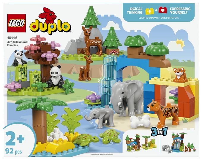 Wildtier-Familien 3-in-1-Set 